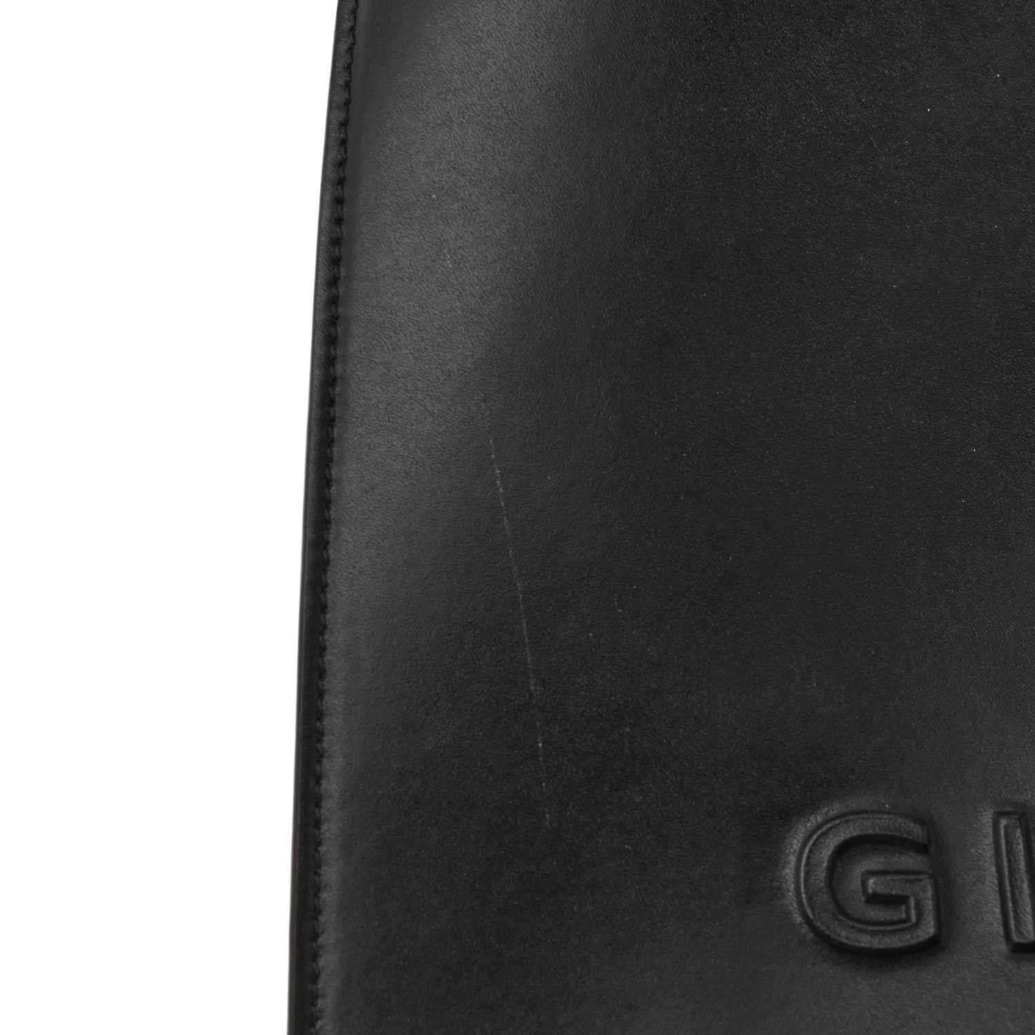 Givenchy Calfskin Logo Debossed Medium Shopper Tote Black 13 of 15