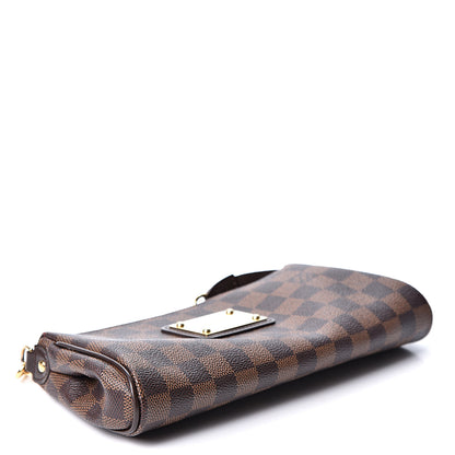 Louis Vuitton Damier Ebene Eva Clutch 3 of 9