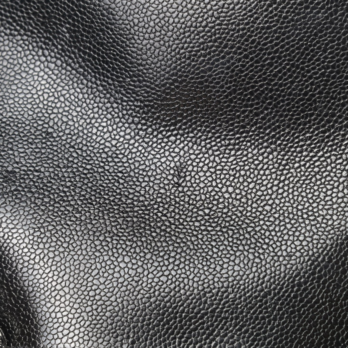 Caviar Chevron Quilted Small Boy Flap Black