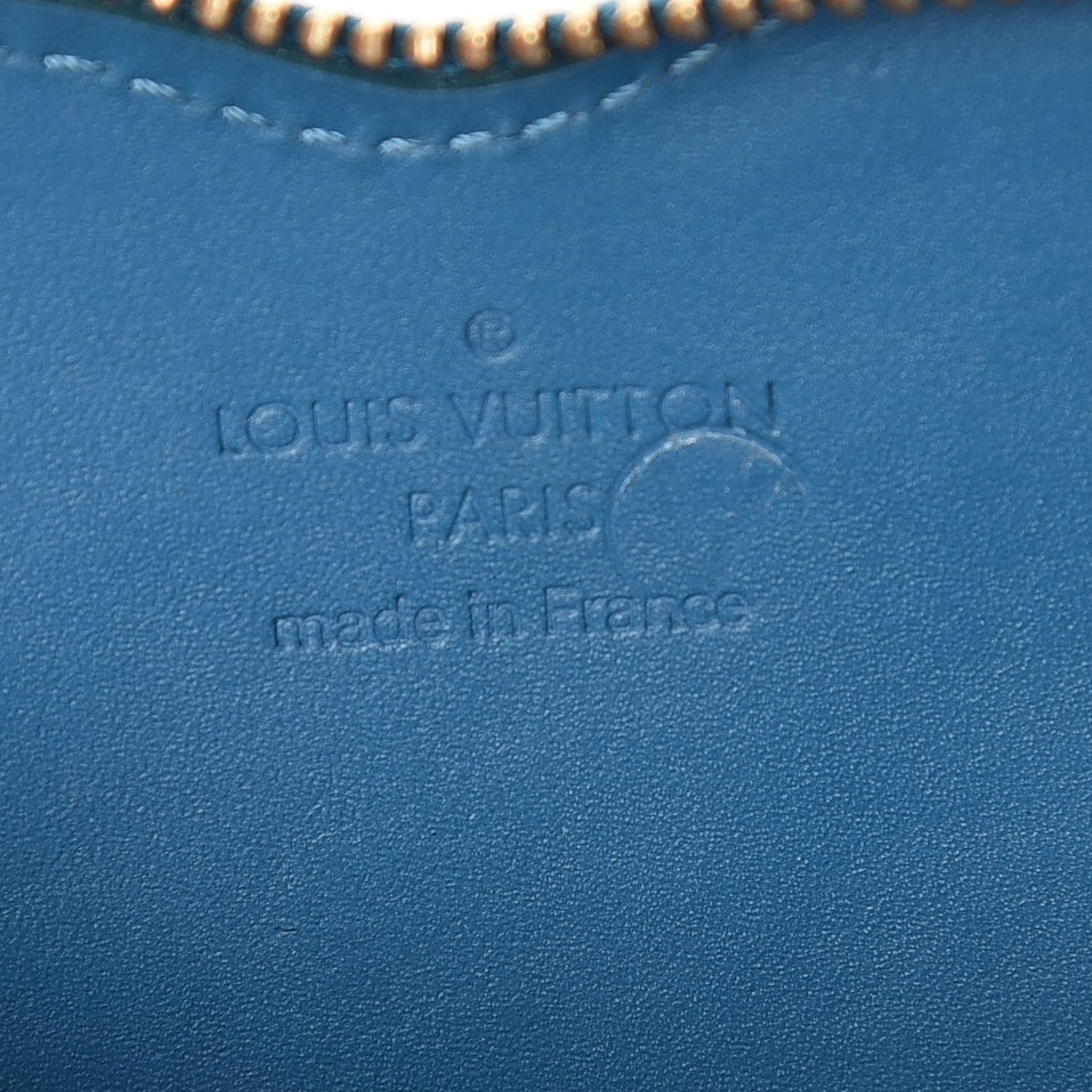 Louis Vuitton Vernis Heart Coin Purse Blue Galactic 6 of 8