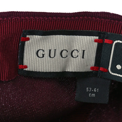 Gucci X MLB Cotton NY Yankees Baseball Hat 57-61 Lacquer 6 of 9