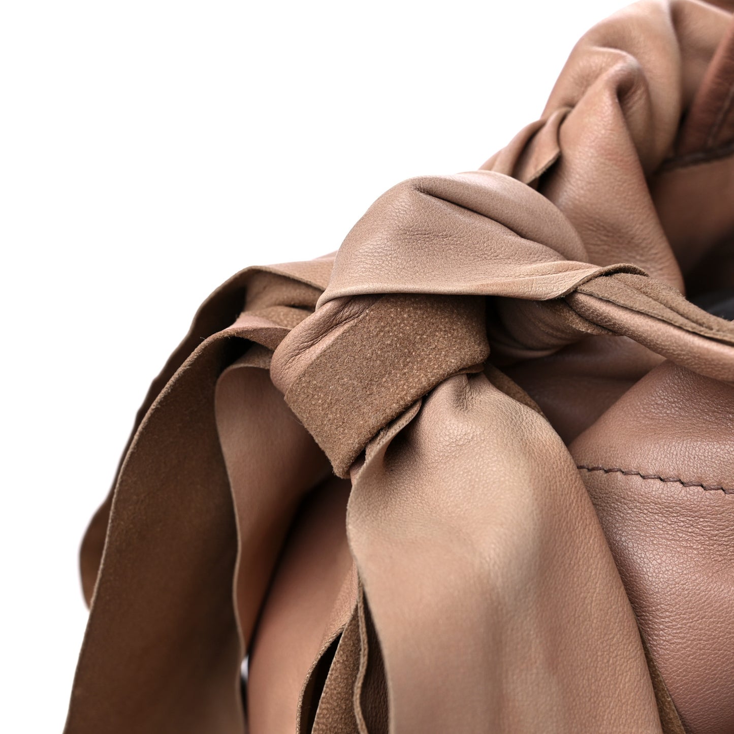 Nappa Bow Tote Tortora