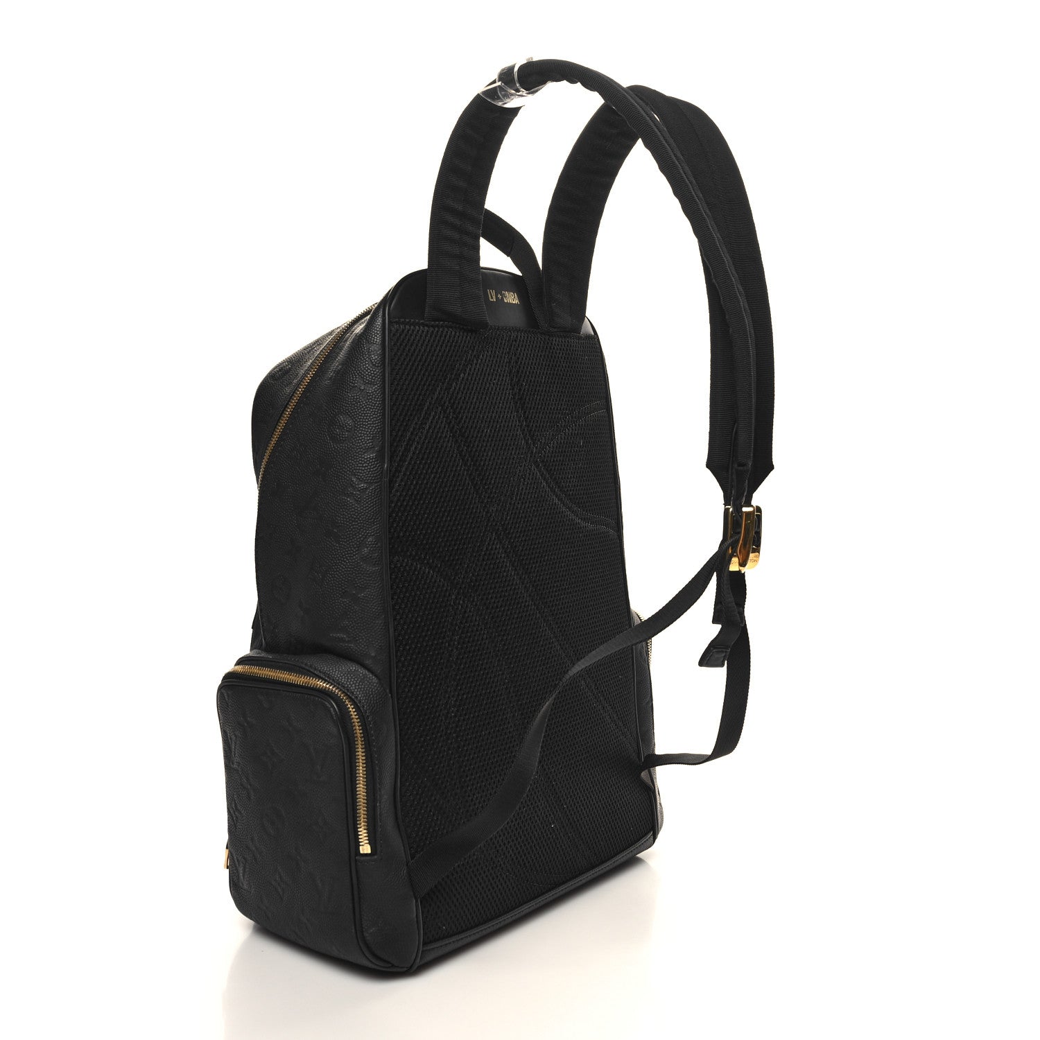 Louis Vuitton X NBA Grained Calfskin Monogram Basketball Backpack Black 3 of 10