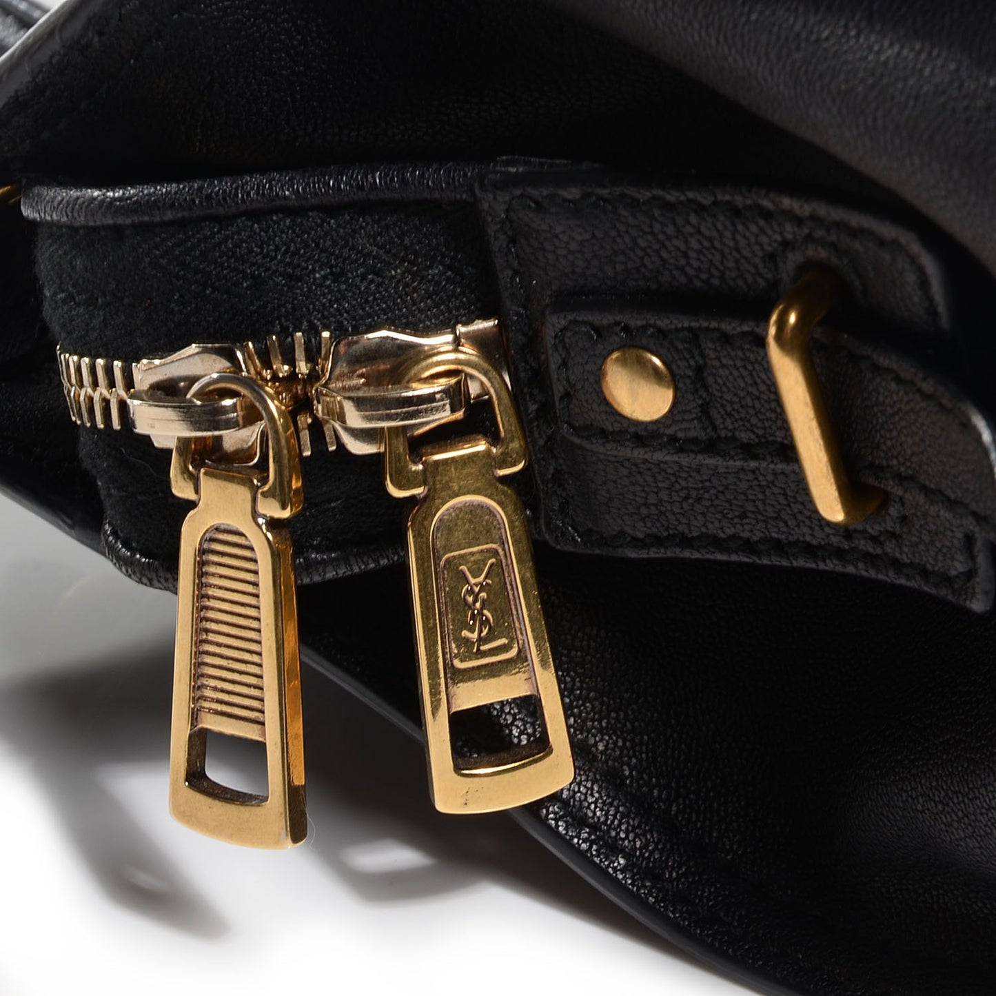 Sheepskin Leather Mini Cabas ChYc Black
