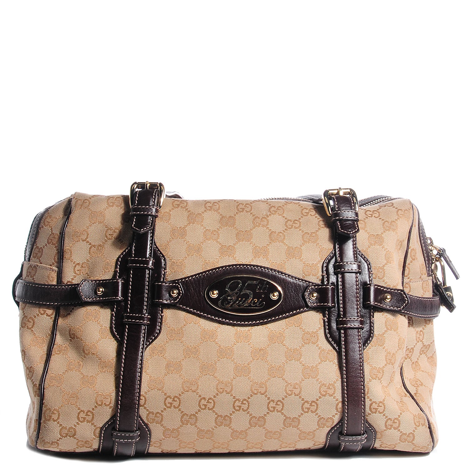 Gucci Monogram 85th Anniversary Boston Brown 1 of 7