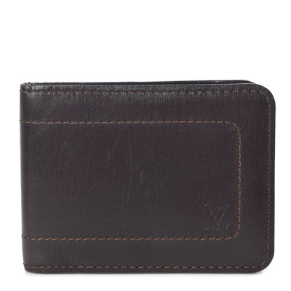 Louis Vuitton Utah 6 Cards Bill Holder Wallet Coffee 1 of 6