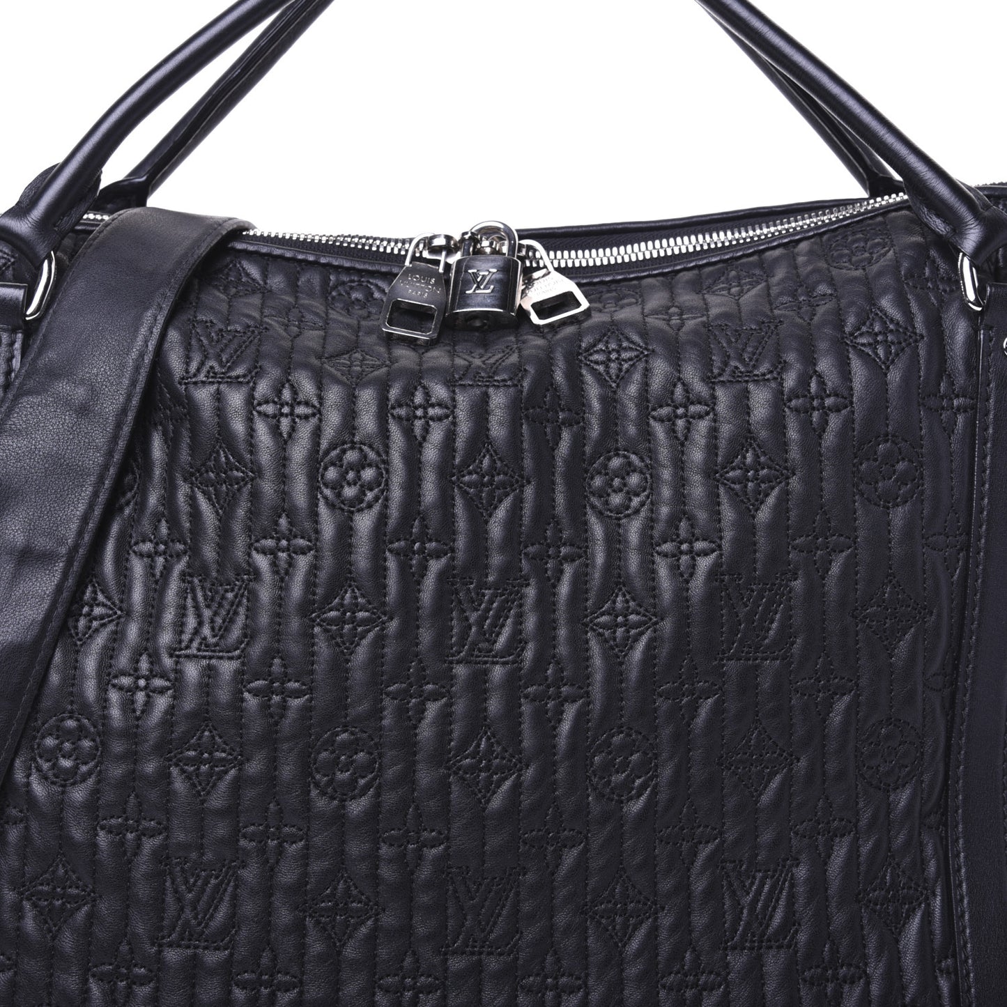 Monogram Lambskin Antheia Ixia MM Black