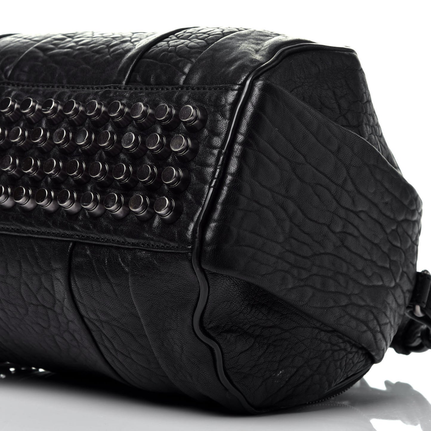 Pebbled Lambskin Rockie Black Nickel Hardware