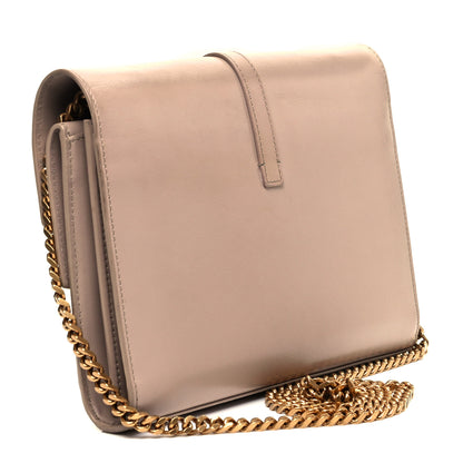 Saint Laurent Smooth Calfskin Sulpice Monogram Chain Wallet Light Natural 2 of 7