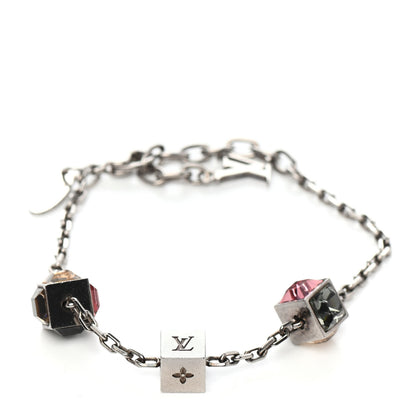 Louis Vuitton Swarovski Gamble Damier Bracelet Silver 1 of 3