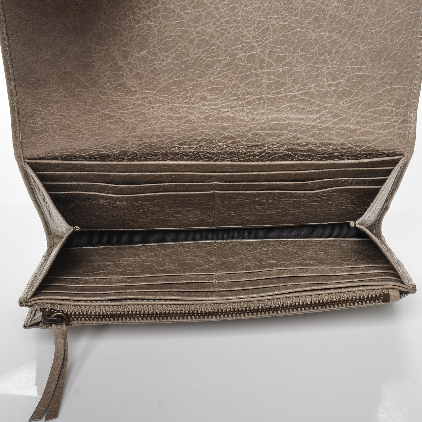 Agneau Classic Hardware Money Wallet Papyrus