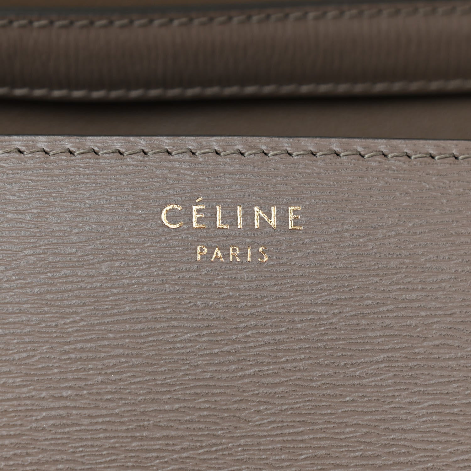 Celine Liege Calfskin Medium Classic Box Flap Bag Taupe 8 of 10