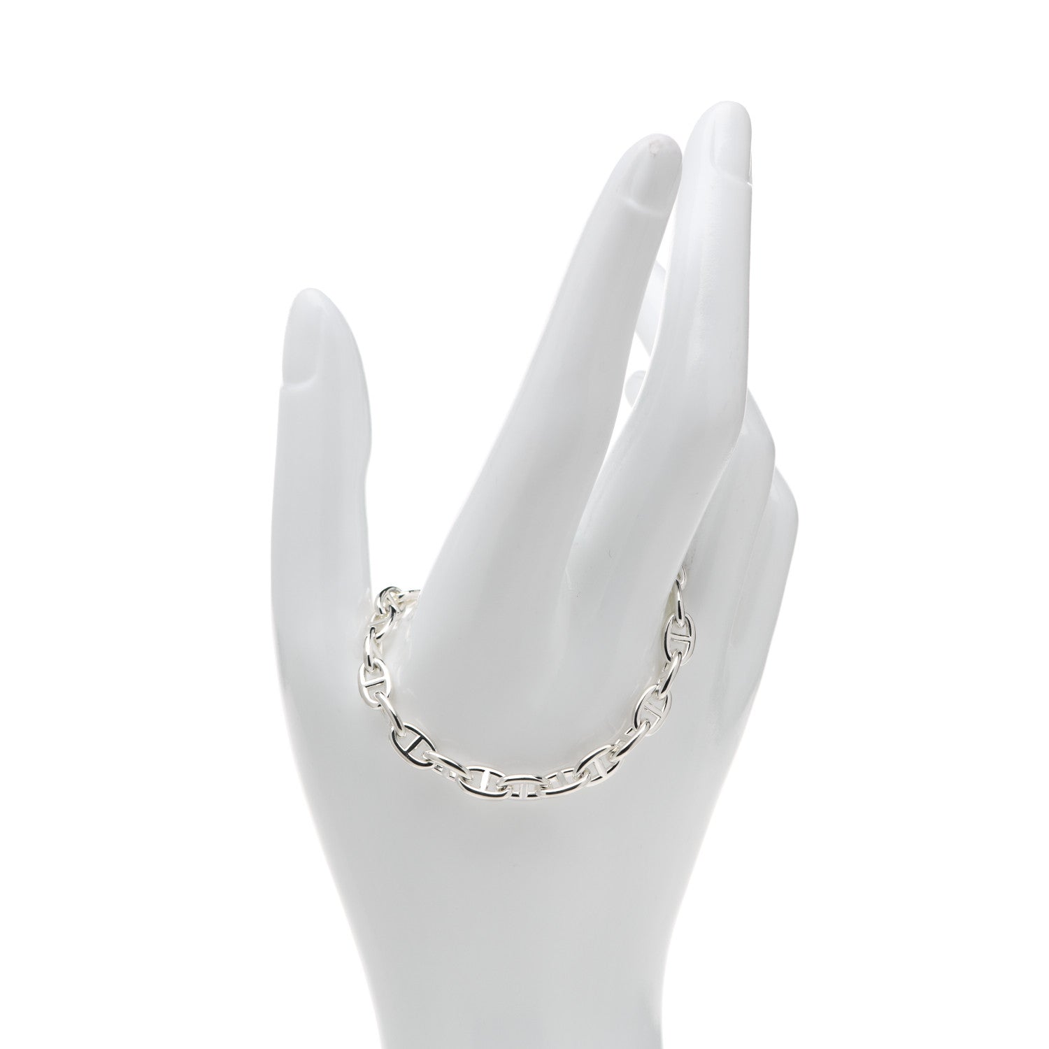 Hermes Sterling Silver PM Chaine D'Ancre Bracelet 2 of 6