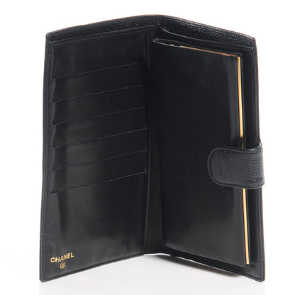 Chanel Caviar CC French Wallet Black 6 of 9