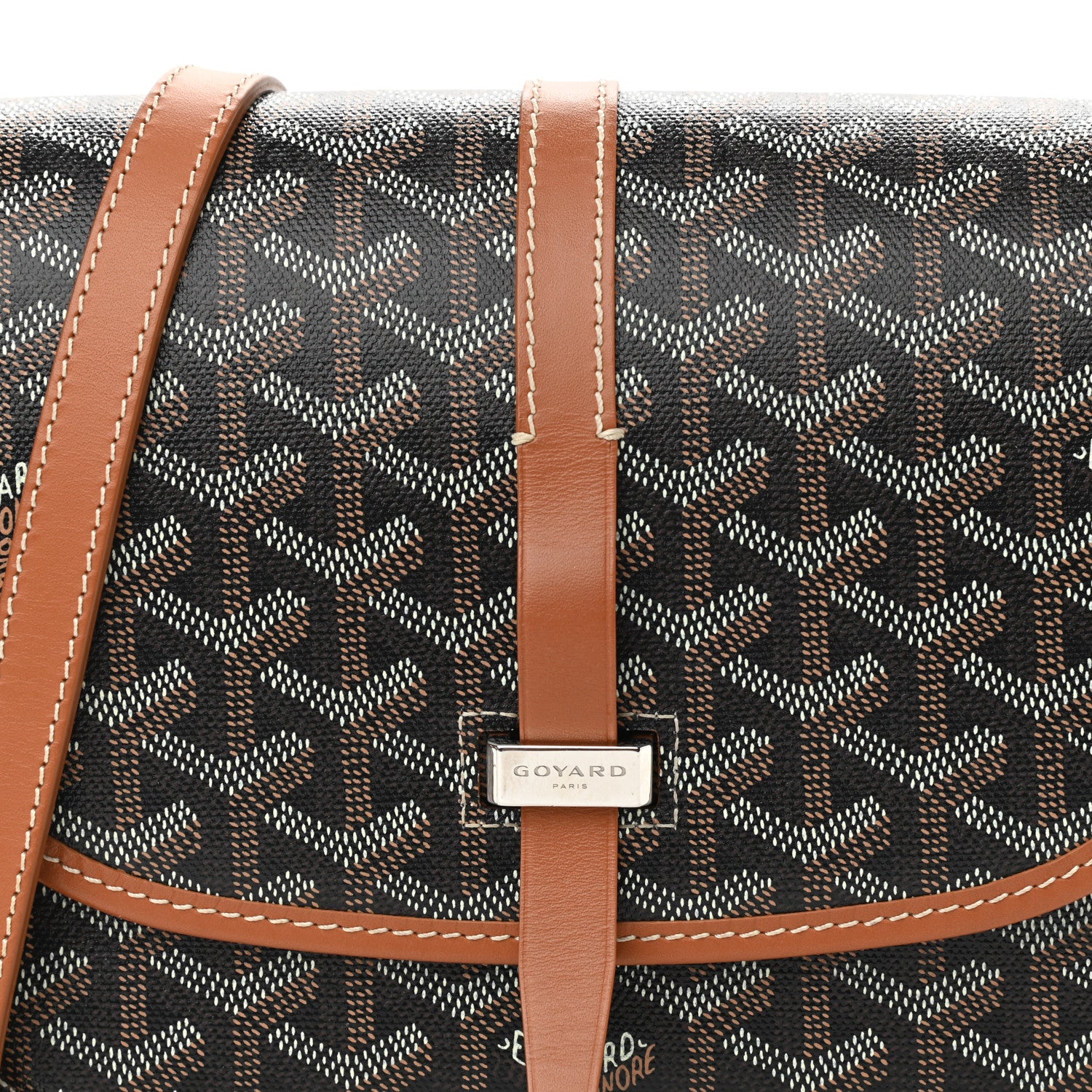 Goyard Goyardine Belvedere II PM Messenger Bag Black Gold 7 of 9