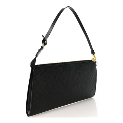 Louis Vuitton Epi Pochette Accessories 24 Black 3 of 10