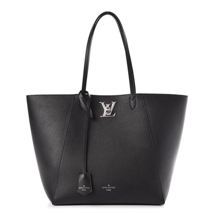 Louis Vuitton Calfskin Lockme Cabas Black 1 of 7