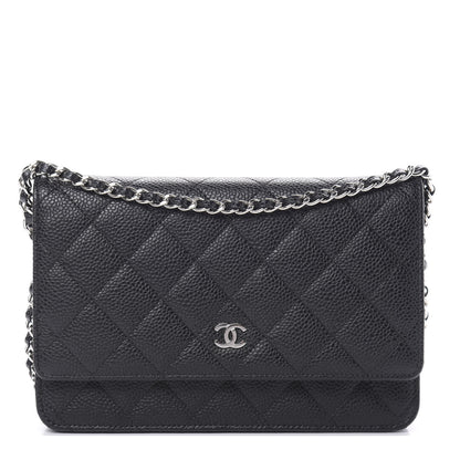 Chanel Caviar Quilted Wallet On Chain WOC Black 1 of 11