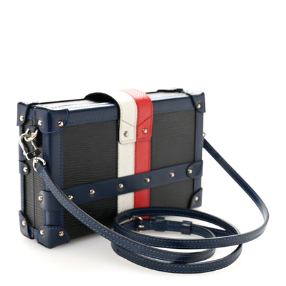 Louis Vuitton Epi Petite Malle Black Indigo 3 of 9
