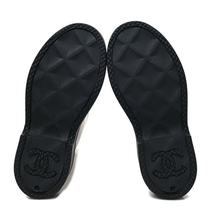 Chanel Caoutchouk CC High Boots 38 Black 5 of 6