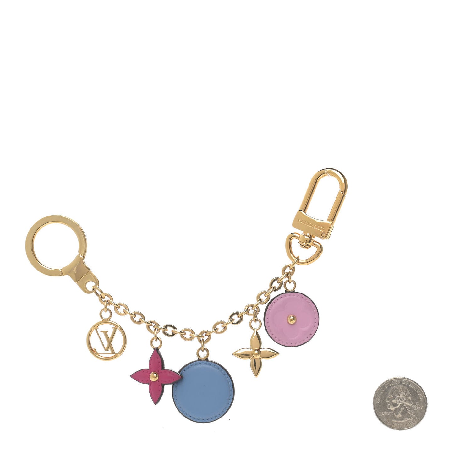 Preppy Flowers Bag Charm Chain Multicolor