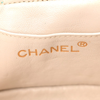 Chanel Lambskin Quilted Tassel Chain Bag Blue 6 of 11