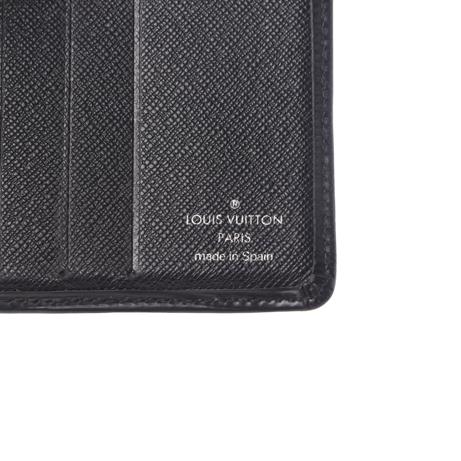 Louis Vuitton Epi 6 Card Billfold Wallet Black 6 of 10