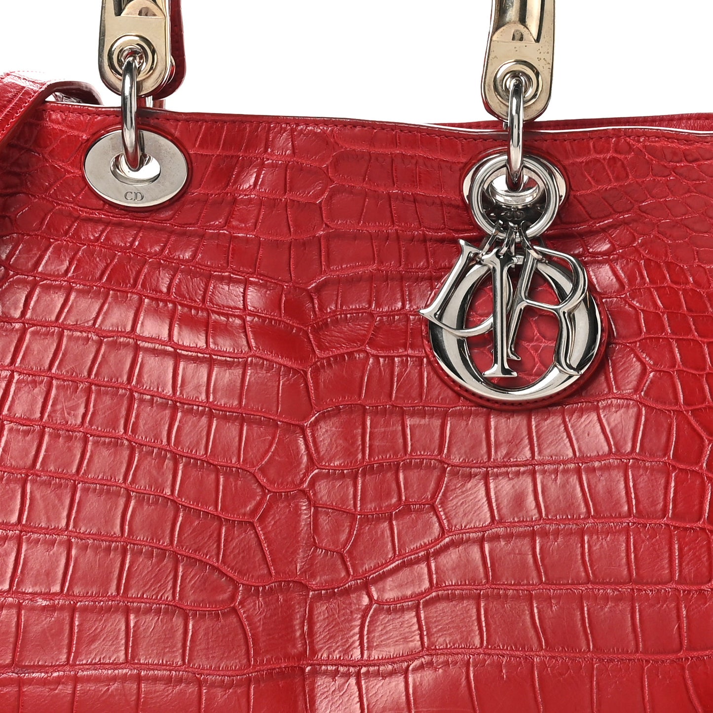 Crocodile Large Diorissimo Red