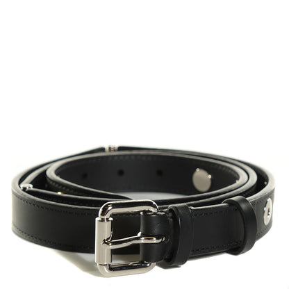 Louis Vuitton Leather Spike 20mm Belt 85 34 Black 1 of 12