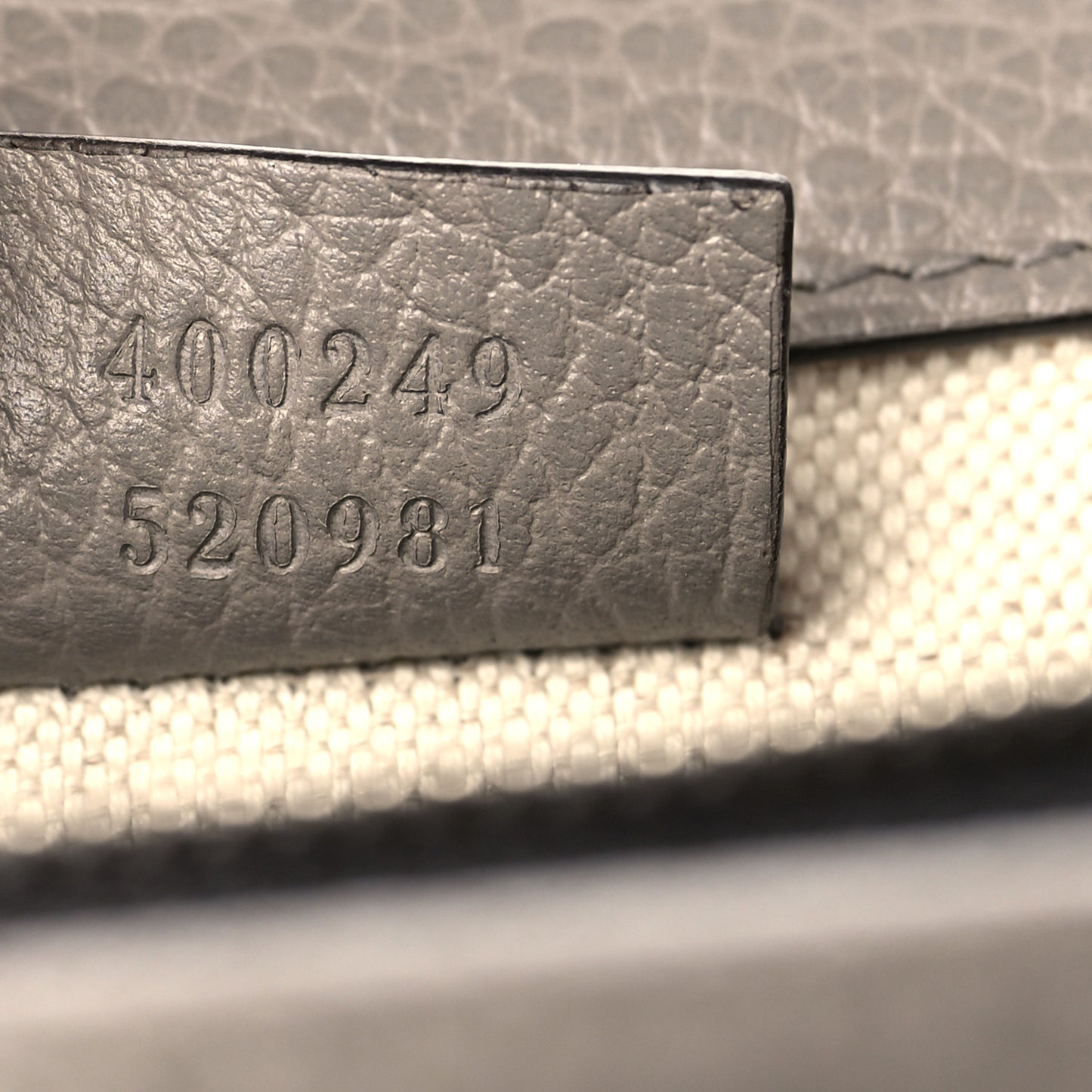 Pebbled Calfskin Small Dionysus Shoulder Bag Dusty Grey