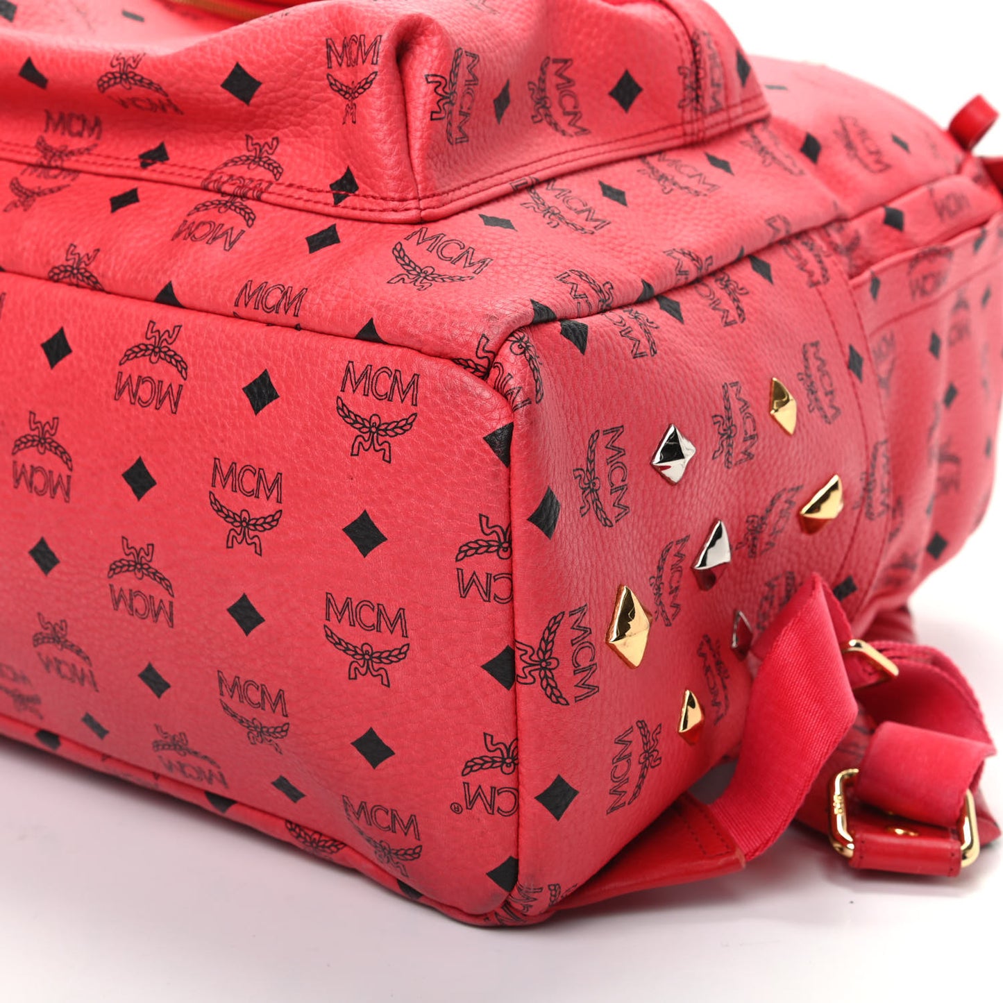 Visetos Large Sprinkle Stud Stark Backpack Corail