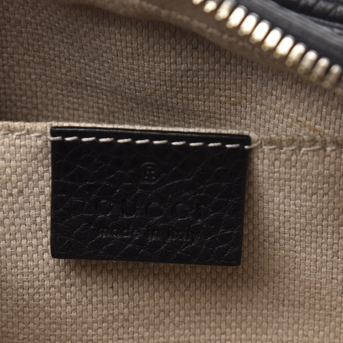 Pebbled Calfskin Small Soho Disco Bag Black