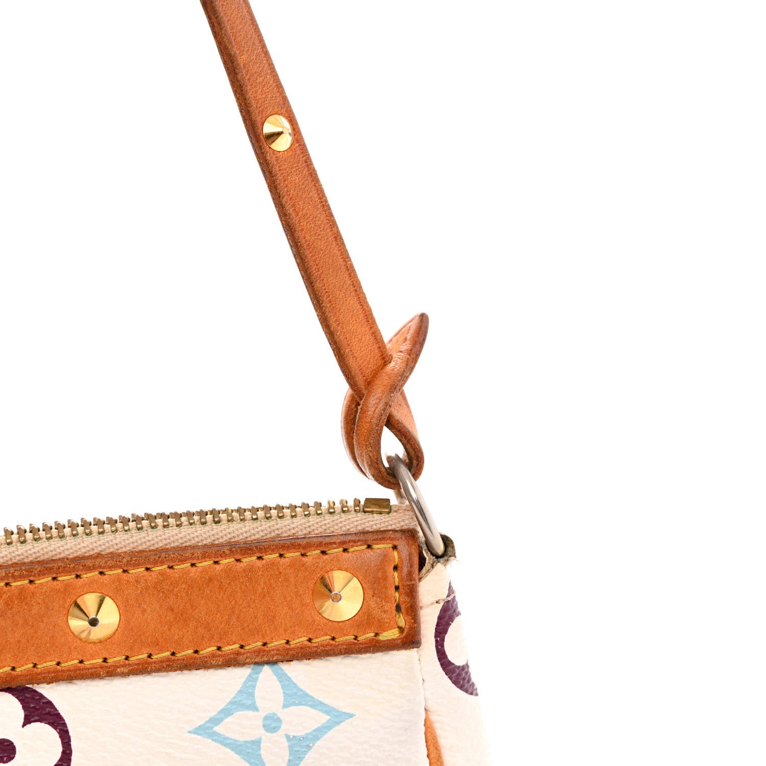 Louis Vuitton Monogram Multicolor Pochette Accessories White 13 of 16
