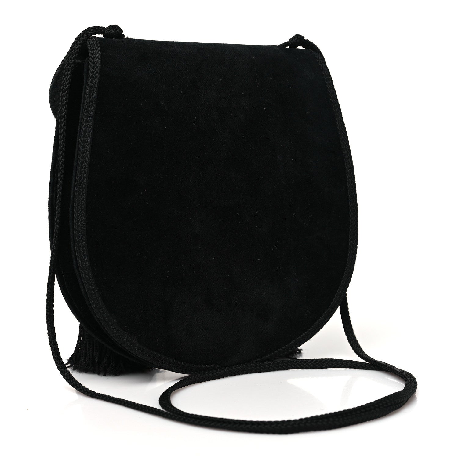Saint Laurent Velvet Opium 2 Crossbody Bag Black 3 of 10