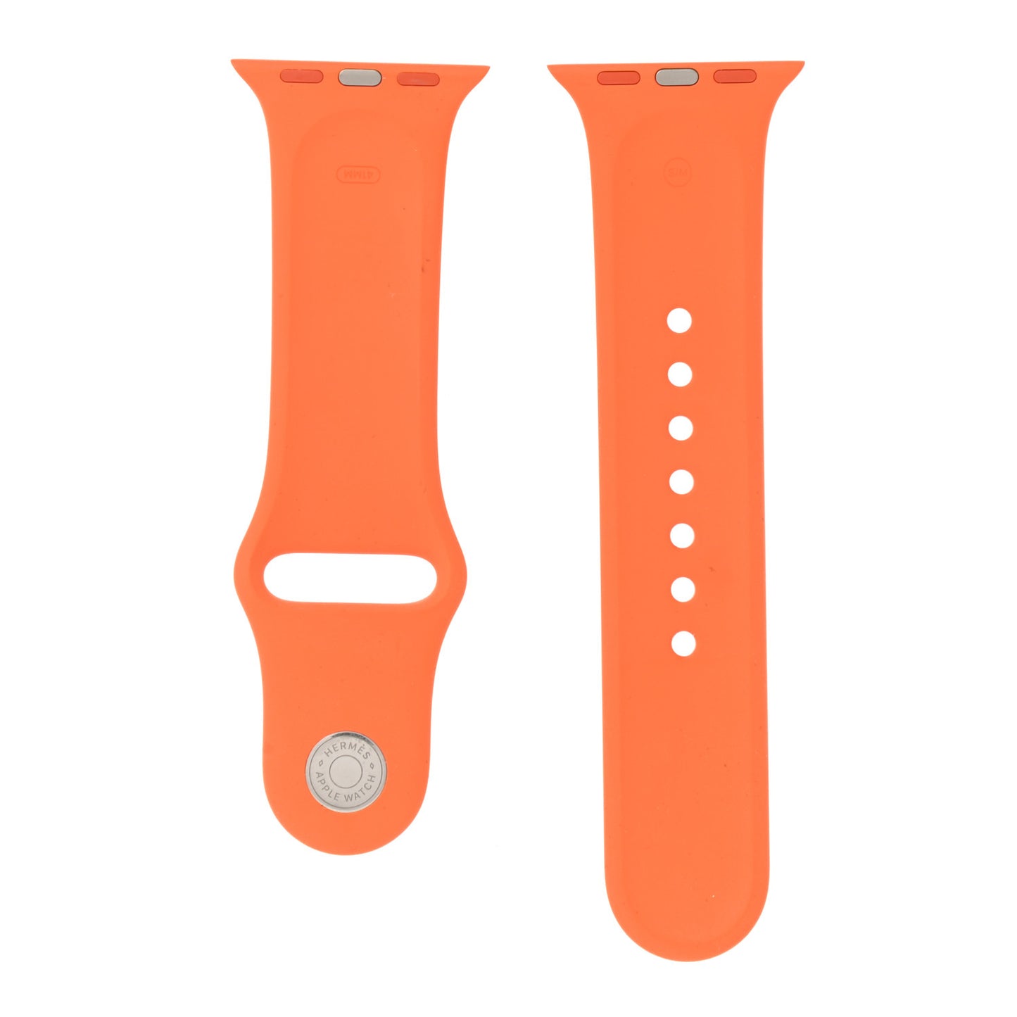 Silicone 41mm Apple Sports Watch Single Tour Band Orange