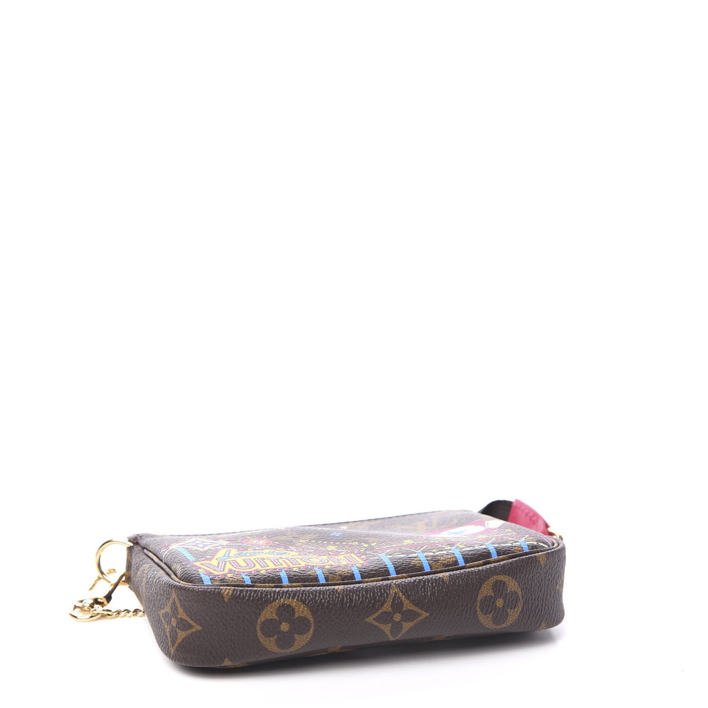Monogram 2020 Christmas Animation Roller Coaster Mini Pochette Accessories Pivoine
