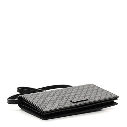 Gucci Microguccissima Crossbody Wallet Black 4 of 10