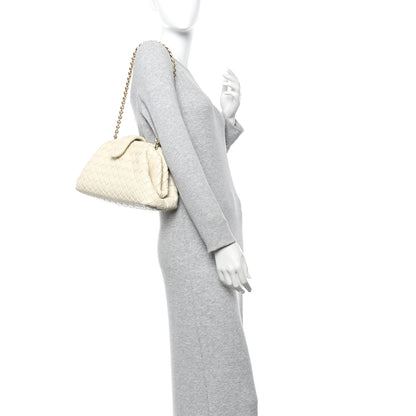 Bottega Veneta Nappa Intrecciato Teen The Lauren 1980 Clutch With Chain String 2 of 9