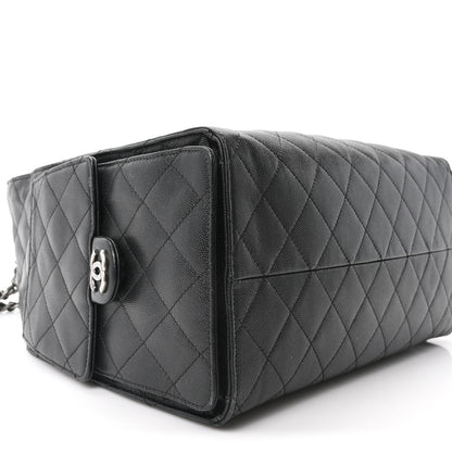 Chanel Caviar Quilted Medium Chanel 25 Handbag Black 10 of 11
