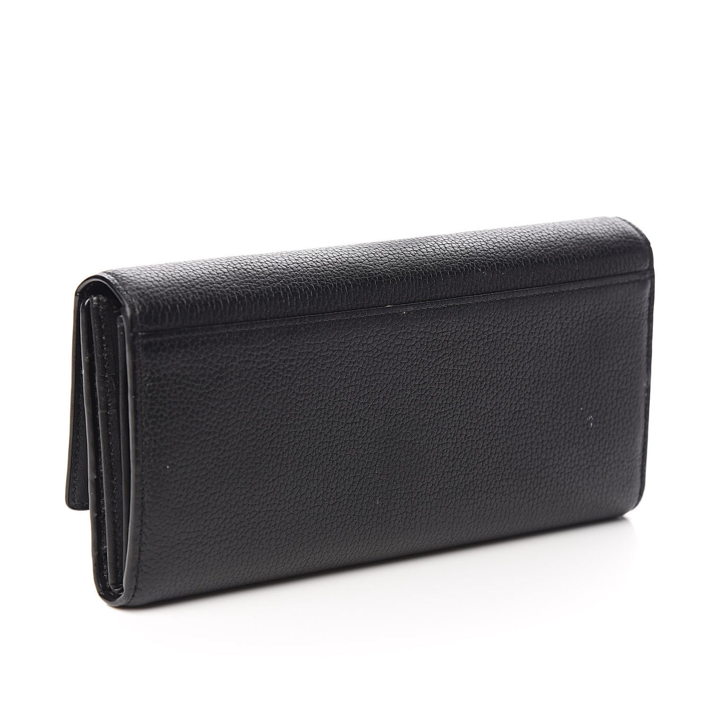 Calfskin Continental Wallet Black