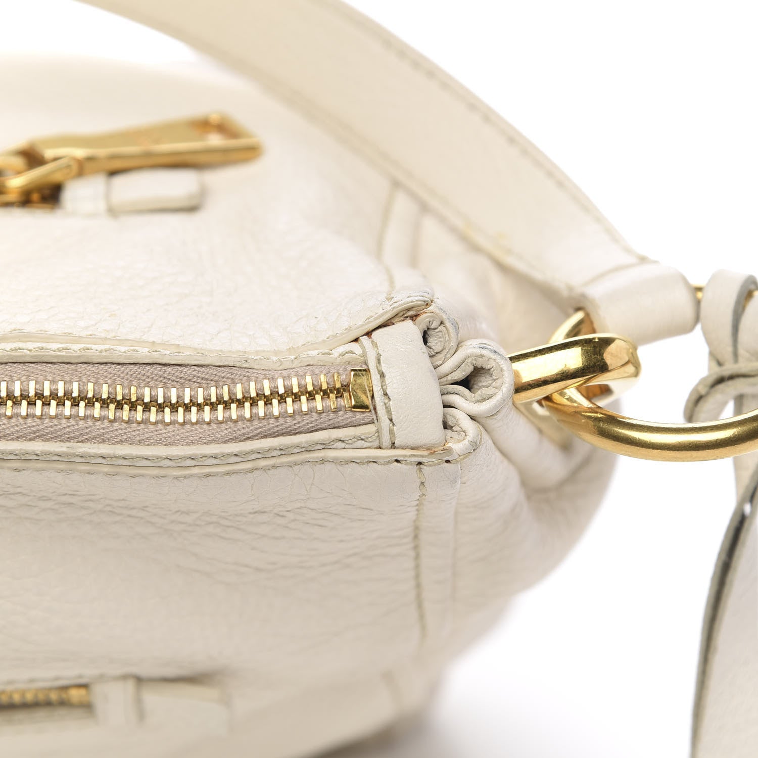 Prada Vitello Daino Hobo Bianco 14 of 17