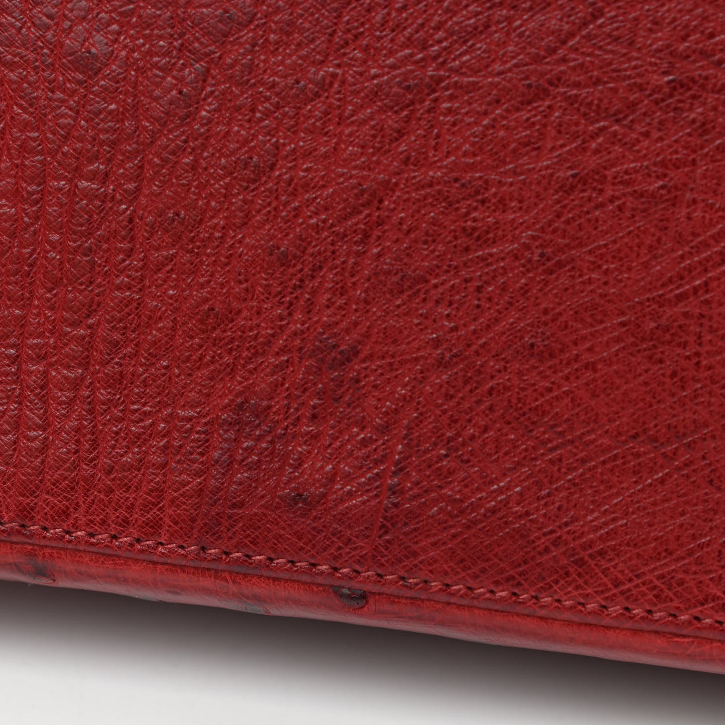 Ostrich Kelly Sellier 28 Rouge H