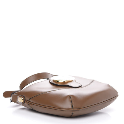 Gucci Boarded Plutone Calfskin Medium Arli Shoulder Bag Nocciola 4 of 9