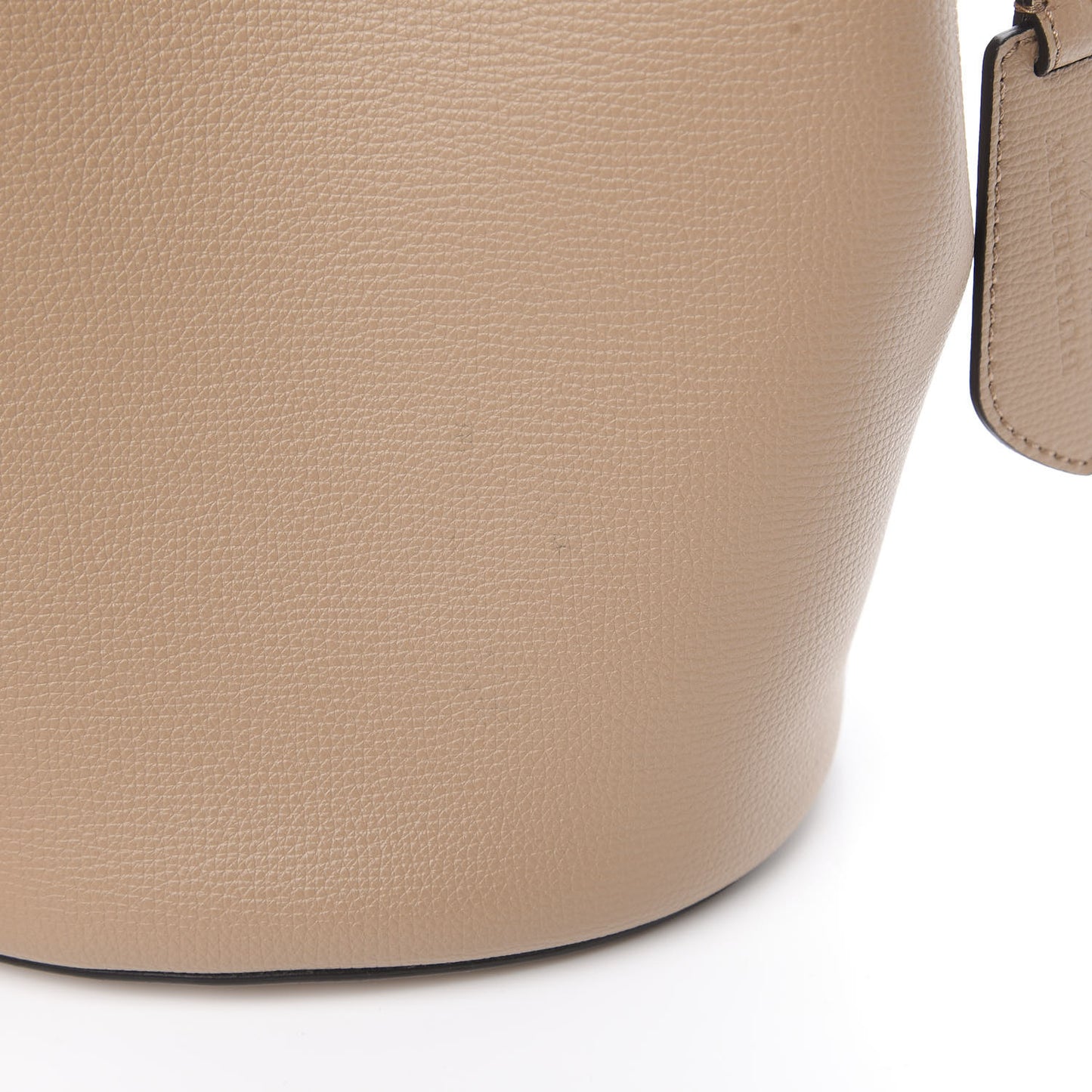 Calfskin Small Lorne Bucket Crossbody Camel