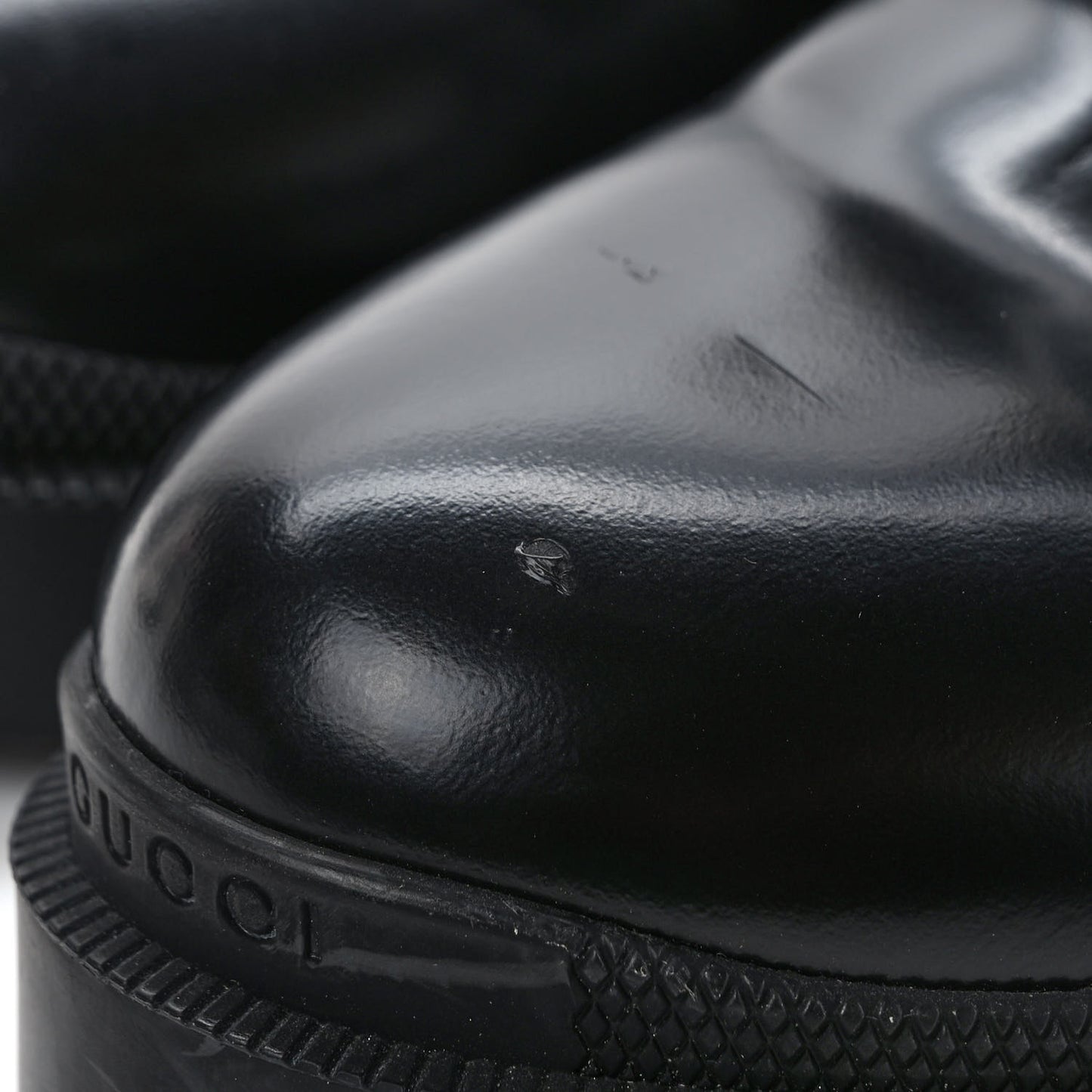 Calfskin Crystal GG Trip Chelsea Ankle Boots 40.5 Black