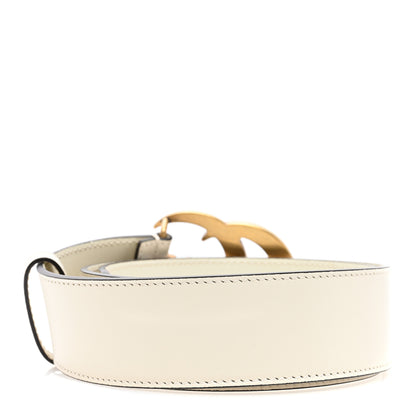 Gucci Calfskin Double G 40mm Belt 75 30 Mystic White 2 of 4