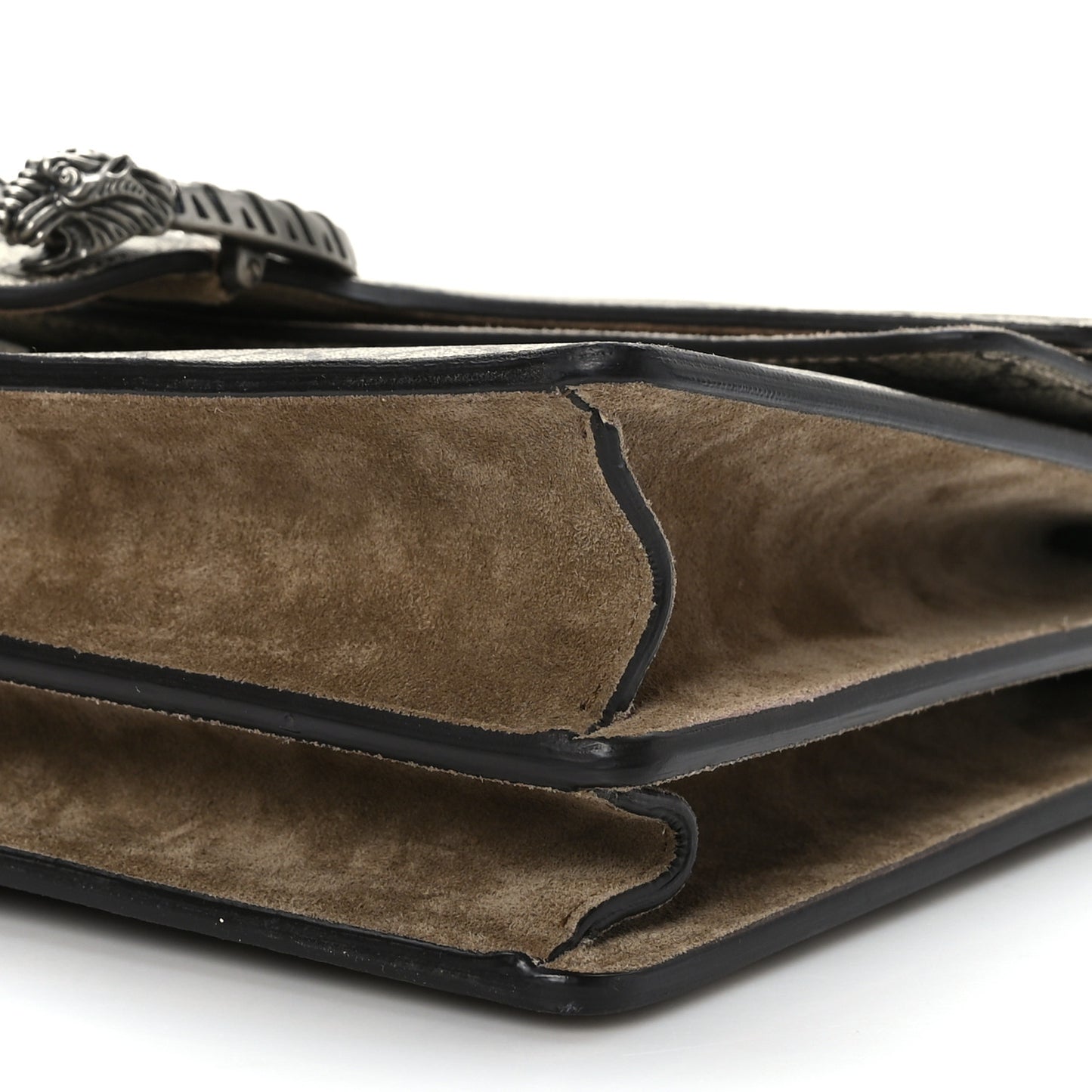 GG Supreme Monogram Medium Dionysus Shoulder Bag Taupe