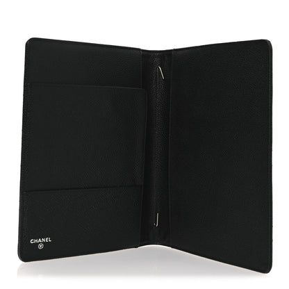 Chanel Caviar Quilted Large Agenda Cover Black 5 of 8