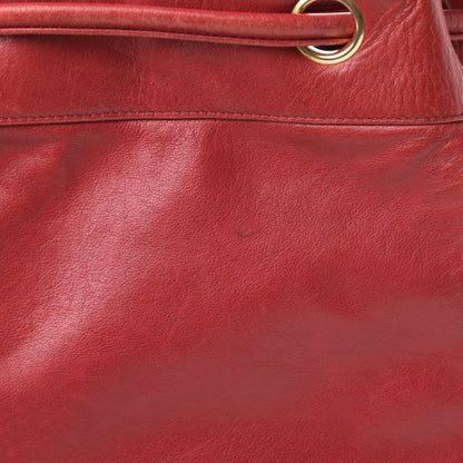 Chanel Lambskin CC Drawstring Backpack Red 15 of 18