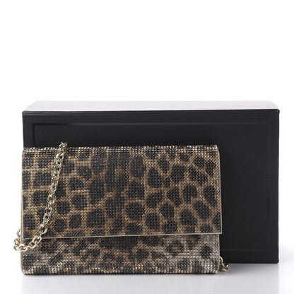 Judith Leiber Swarovski Crystal Fizzoni Leopard Clutch Champagne Multicolor 11 of 11